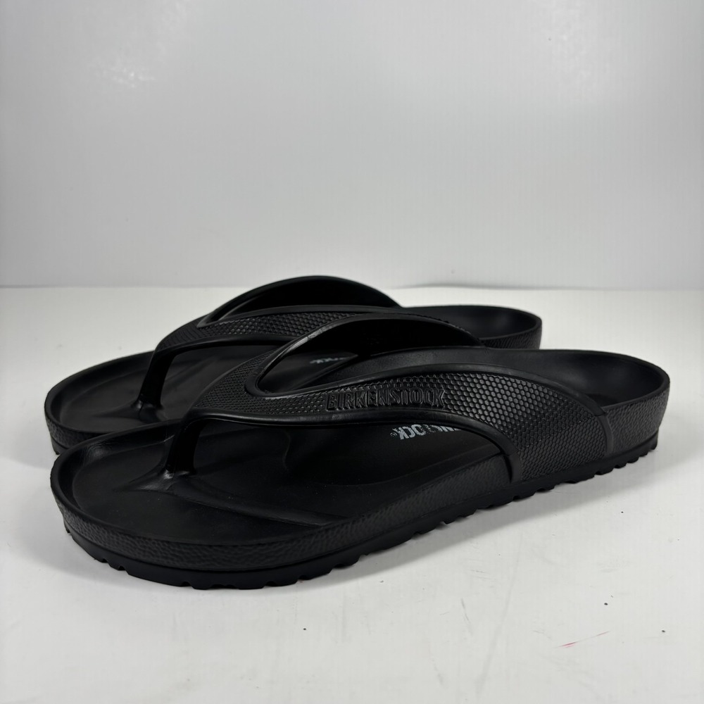 Birkenstock Honolulu EVA Men's 10 Womens 12 Black Slip On Thong Flip-Flop Sandal